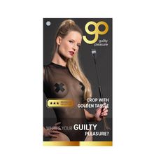 Черный гладкий стек PREMIUM RIDING CROP - 45 см. (237864)