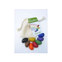 Цветные камушки для рисования, набор 8 штук в льняном мешочке (Crayon Rocks)