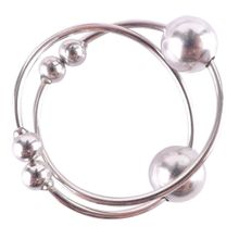 Pipedream Серебристые колечки для сосков Silver Nipple Bull Rings (серебро)