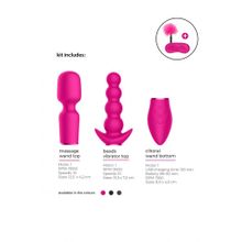 Розовый эротический набор Pleasure Kit №3 (216065)