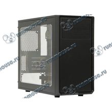 Корпус Minitower Fractal Design "Focus Mini" FD-CA-FOCUS-MINI-BK-W, mATX, черный (без БП) [140455]