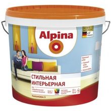 Alpina Стильная Интерьерная 10 л белая