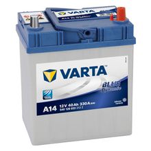 Аккумулятор автомобильный Varta Blue Dynamic A14 6СТ-40 обр. (42B19L) 187x129x225