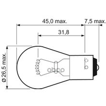 Лампа Py21w 12v 21w Essential Bau15s (10) Lada 110 (2110) 1.5 01.1995 - 12.2005 <=> Renault Logan I (Ls_) 1.4 09.2004 - Valeo арт. 032203