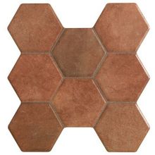 Керамогранит Kerlife Hexagonal Pav. Castilla marron напольная 37,2х38,8