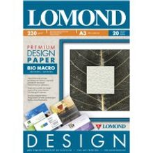 LOMOND 0935032 макробумага матовая Био Premium А3 (297 х 420 мм) 230 г м2, 20 листов