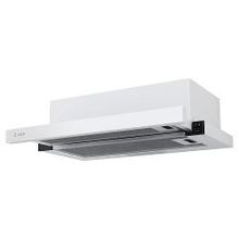 Вытяжка Lex HUBBLE G 500 WHITE, 650 м3 ч, 50 см, белое стекло