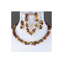 Бусики-Колечки Комплект Яшма "Панночка" арт. КМП170