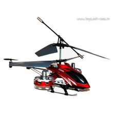 Вертолет р у, 4-хканальный, с гирископом и подсветкой 22см красный, USB
