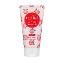 Пенка для лица очищающая с персиком Soleaf So Fruity Peach Cleansing Foam 150мл