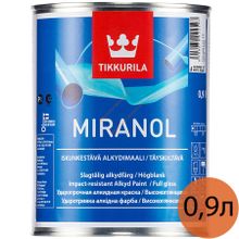 ТИККУРИЛА Миранол база C эмаль алкидная (0,9л)   TIKKURILA Miranol base C под колеровку  эмаль алкидная высокоглянцевая (0,9л)