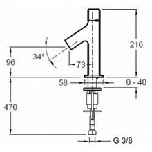 Смеситель Jacob Delafon Talan E10378RU-CP для раковины