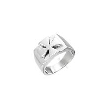 Кольцо-печатка крест