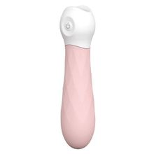 Dream Toys Розовый мини-вибромассажер Diamond Baby Boo - 11 см. (розовый)