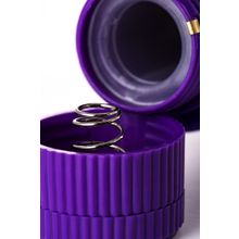 Фиолетовый фигурный вибратор - 17 см. Фиолетовый