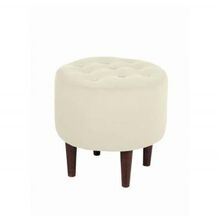 Мебельстория Пуф Рона-1 бежевый велюр ID - 310768
