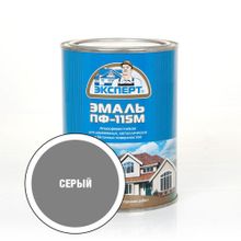 ЭКСПЕРТ Эмаль ПФ-115М глянц серая" (0,8кг; 6шт)