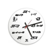 Часы настенные "формулы"