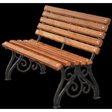 Скамейка кованная ВЕНА (2,0м (две опоры))