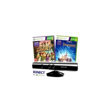 Microsoft Kinect Sensor + игры "Kinect Adventures" и "Kinect Disneyland Adventures" (на русском языке) для Xbox 360