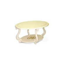 Мебелик Стол журнальный Овация (М) цвет слоновая кость