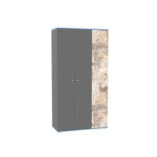 Моби Индиго Шкаф комбинированный 13.06 Темно-серый Граффити ID - 306609