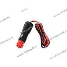 Разъем в прикуриватель с предохранителем и проводом 2*0,35*1м до 3А