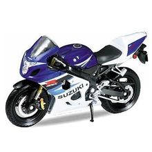 WELLY Игрушка модель мотоцикла 1:18 MOTORCYCLE   SUZUKI GSX-R750 12803P