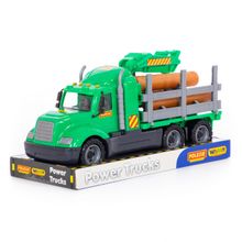 Майк, автомобиль-лесовоз (в лотке)