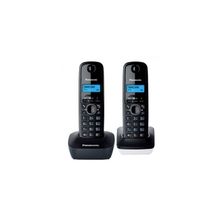 Panasonic kx-tg1612ru1 dect (черный+белый 2 трубки)