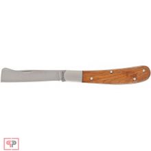 PALISAD Нож садовый, 173 мм, складной, копулировочный, деревянная рукоятка Palisad