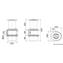 Osculati Garage winch 24 V 9 mt x 8 mm, 02.617.24