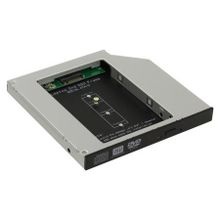 Шасси для SSD M.2 (NGFF) в отсек 5.25 12.7мм, Orient UHD-2M2C12"