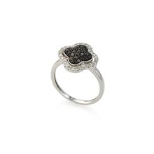 Золотое кольцо с бриллиантами в стиле Van Cleef & Arpels