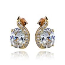 Серьги-гвоздики с позолотой, Swarovski Crystal Shik (арт. 75194-5)