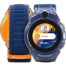 Aimoto    9900104    Sport Dark Blue (1.44" TFT, GSM+GPS   ГЛОНАСС+WiFi, 0.3Mpx, кнопка SOS, фонарик, датчик снятия с руки)
