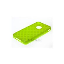 Силиконовая накладка для iPhone 4 4S вид №23 green