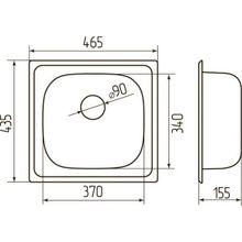 Мойка Orivel Quadro 068895