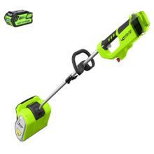 Снегоуборщик электрический Greenworks 40V, 30 см, c АКБ 4 А.Ч и ЗУ