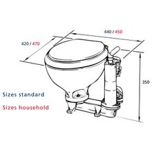 Raske Гальюн прокачной Raske Marin Standard 102.W 20 и 38 мм