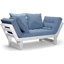 Смарт Кушетка Свен голубая сосна