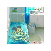 TAC Плед Детский Mickey Scribble Цвет: Голубой (110x140 см.)