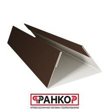 Планка стыковочная состовная нижняя (Блок-хаус GL) L-2м, РЕ