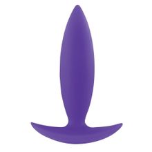 Фиолетовая анальная пробка для ношения INYA Spades Small - 10,2 см. Фиолетовый