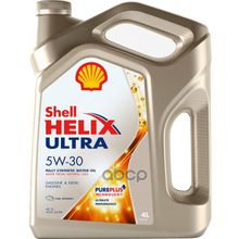 Shell Масло Моторное Shell Helix Ultra A3 B4 5w-30 Синтетическое 4 Л