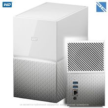 Сетевой накопитель  Western Digital WD My Cloud Home Duo 4TB 2-Bay Personal Cloud NAS Server (2 x 2TB)  WDBMUT0040JWT