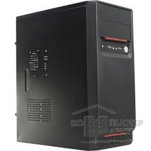 EXEGATE EX261502RUS Корпус Miditower  AA-324 <Black, БП AA500, 80mm, ATX, 2 SATA, USB, Audio>