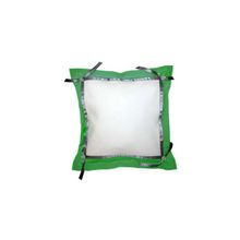 Подушка сублимационная с наволочкой Зеленая (26*26 см)