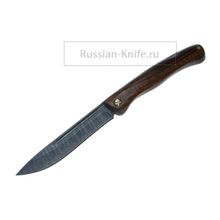 Нож складной Лесничий, орех (дамасская сталь)