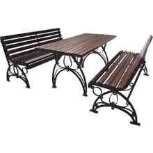 Комплект садовой мебели стальной «ФЛОРА»